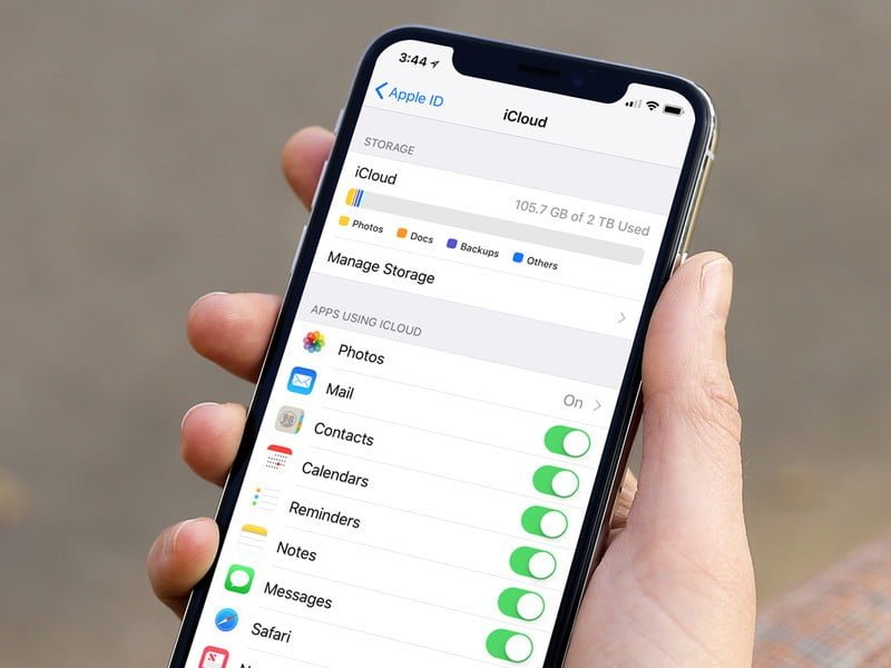 iphone x icloud storage plan
