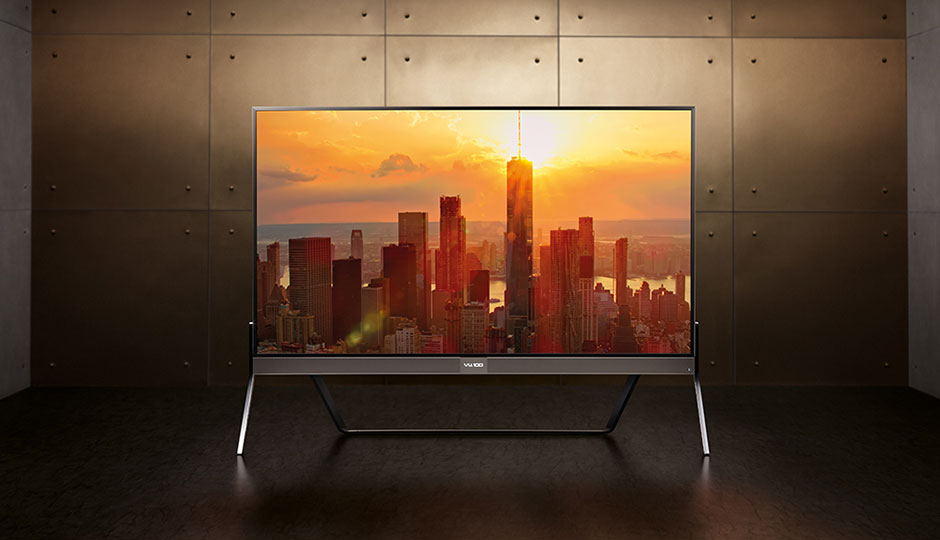 Vus 100-inch 4K HDR TV is priced at Rs 20 lakhs