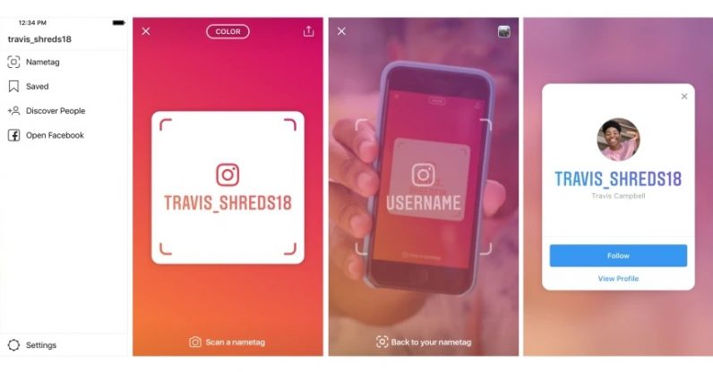 Instagram nametags let you find users without remembering their names