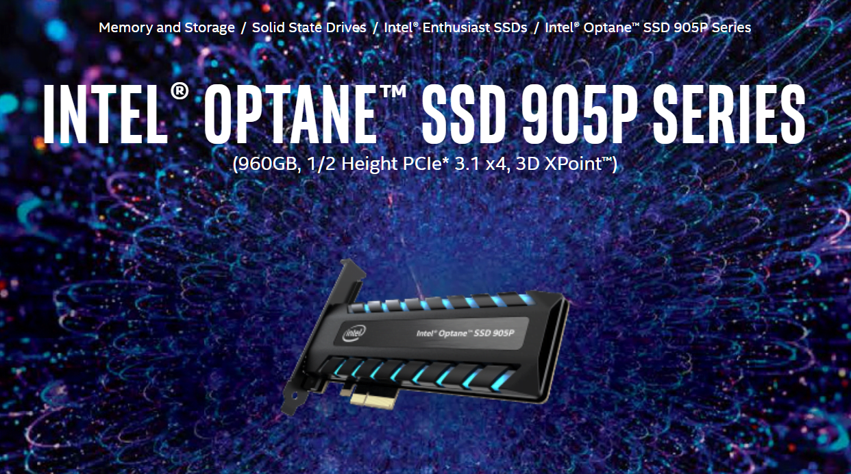 Intel Expands Optane SSD 905P