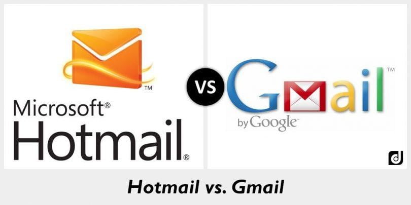 Difference Between Hotmail And Gmail Thelatesttechnews