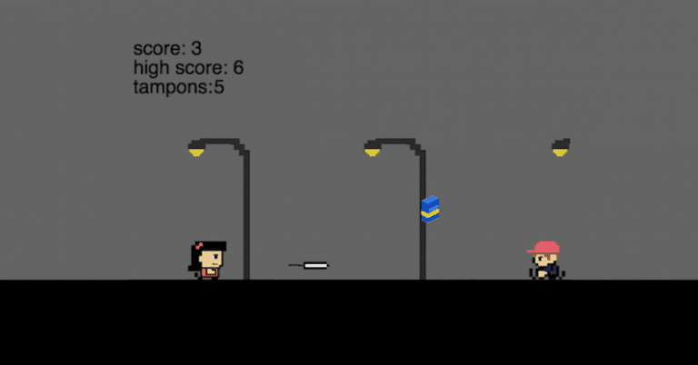 This video game lets you throw tampons at ‘menstrual haters’ and I love it