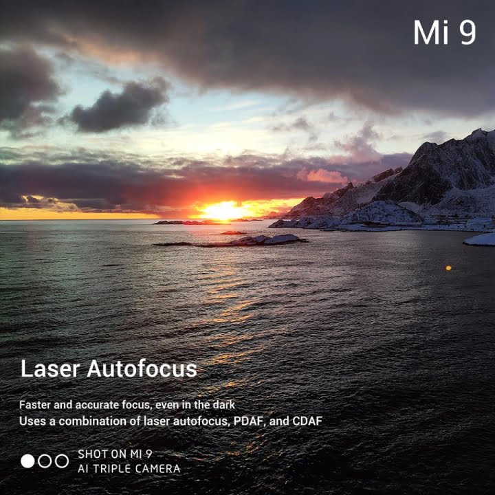Xiaomi Mi 9 Laser AutoFocus