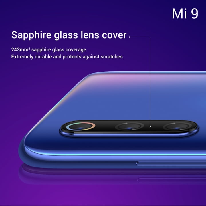 Xiaomi Mi 9 Sapphire Glass Lens Cover