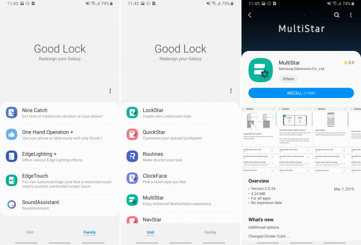 Samsung Released Good Lock 2019 with Android Pie support