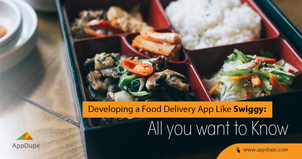 food delivery app like Swiggy