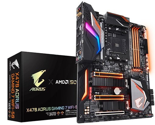 GIGABYTE Unveils X470 AORUS GAMING 7 WIFI-50 Motherboard