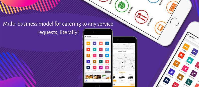 Multi-business model for catering to any service requests, literally