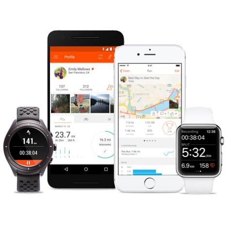 Strava Mobile Phones