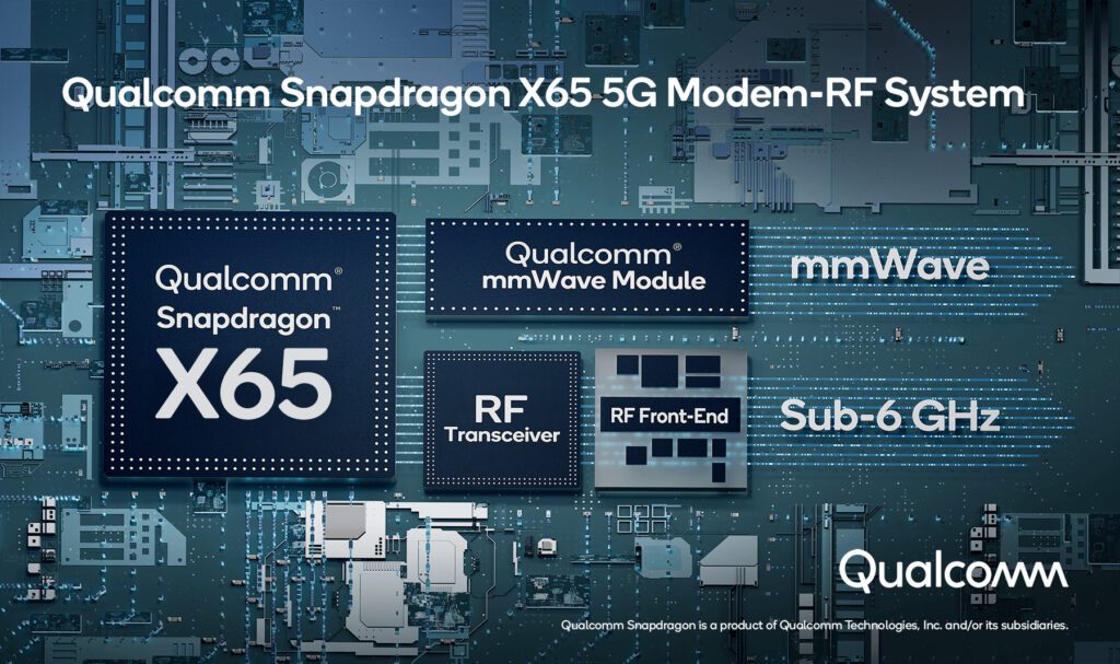 Qualcomm Announces Snapdragon X65 5G Modem RF System