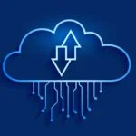 cloud computing data streaming concept background