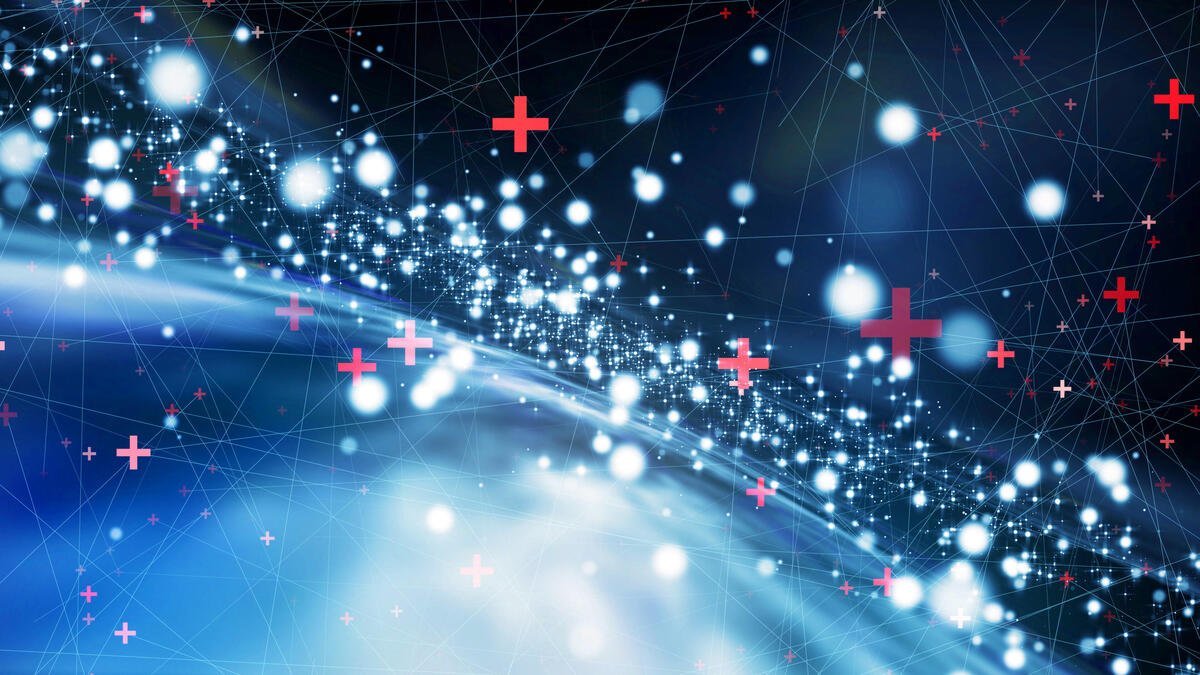 communication network concept. digital transformation.