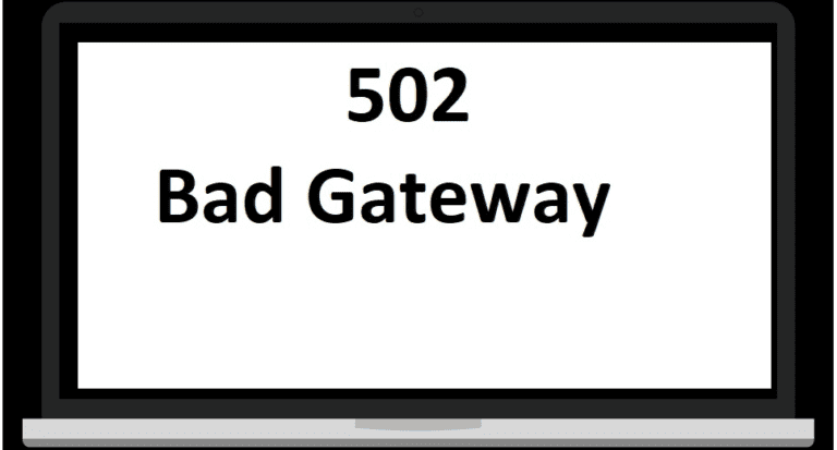 502 bad gateway