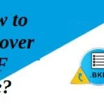 restore corrupted BKF files