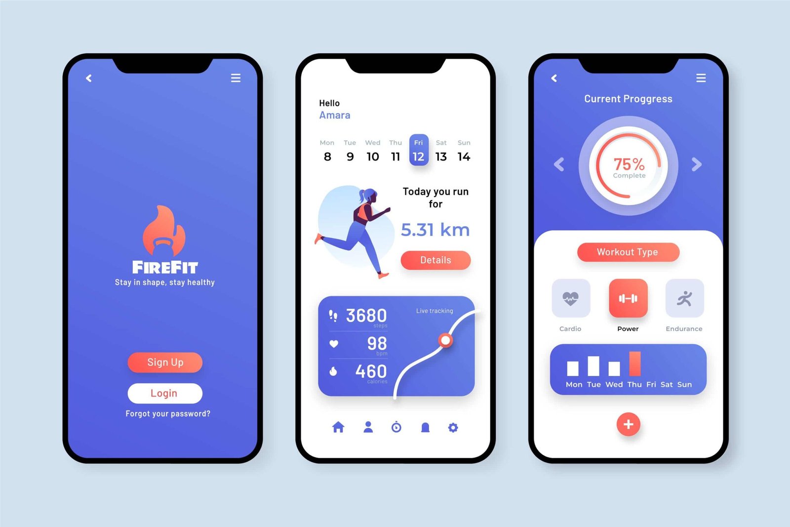 Guy using android app