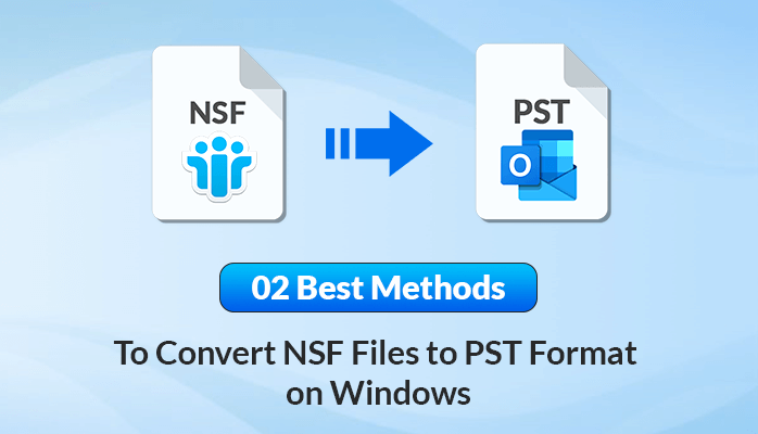 convert nsf files to pst format