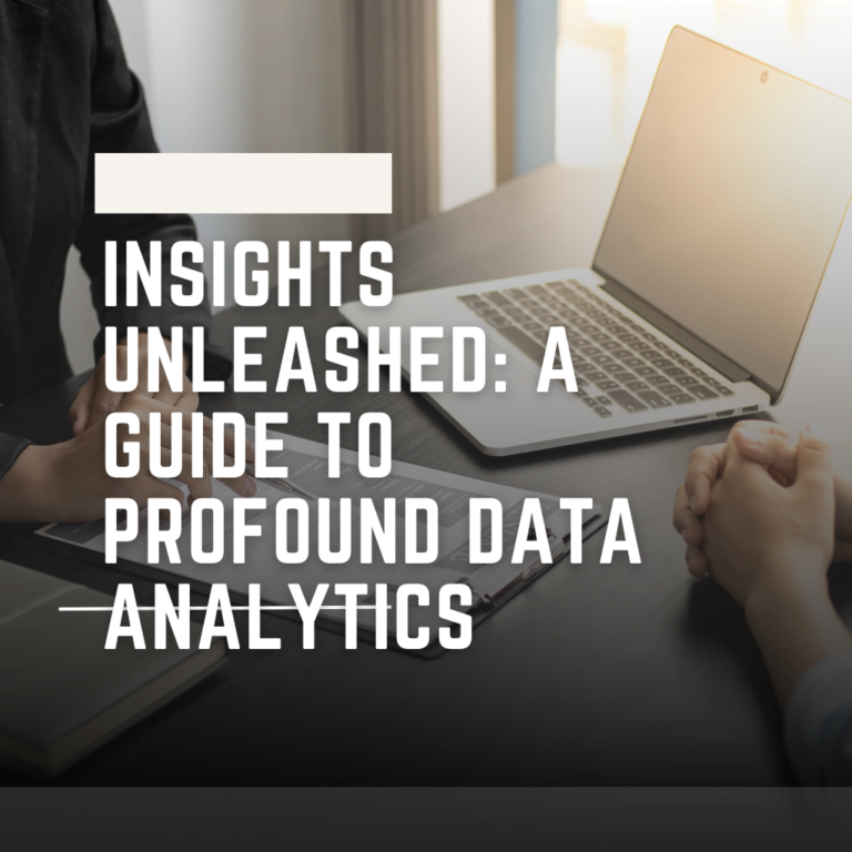 Insights Unleashed: A Guide to Profound Data Analytics