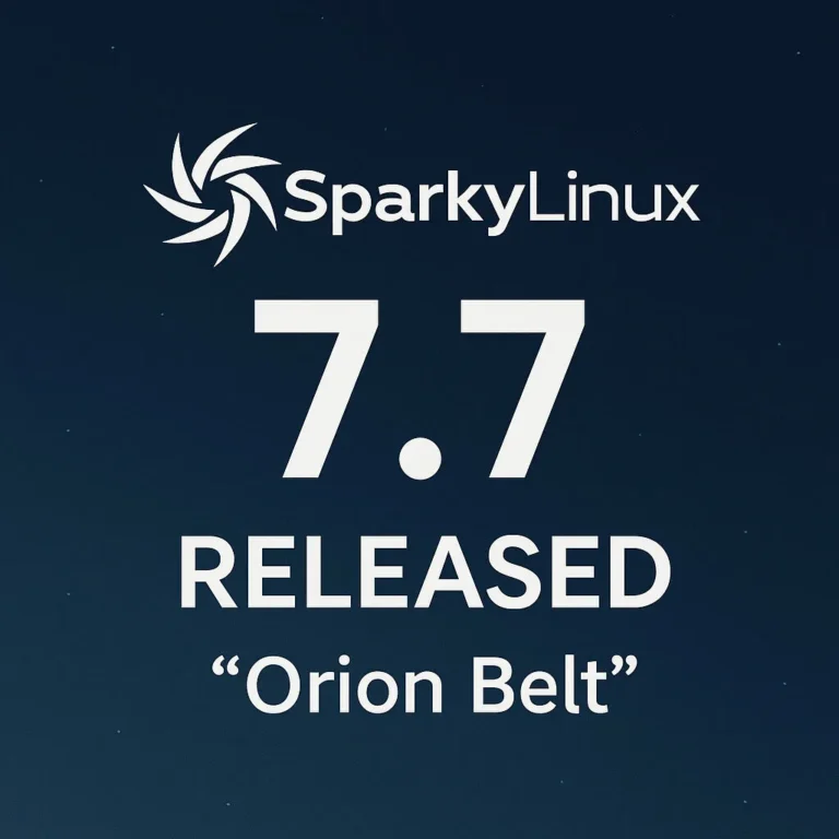 SparkyLinux 7.7