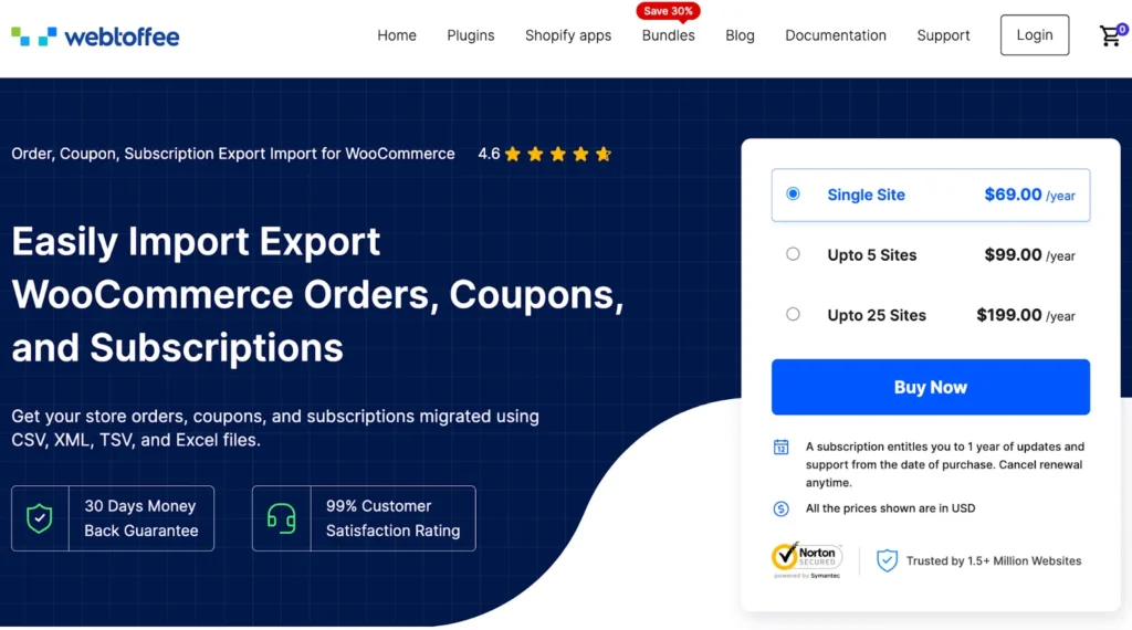 Subscription Export Import for WooCommerce