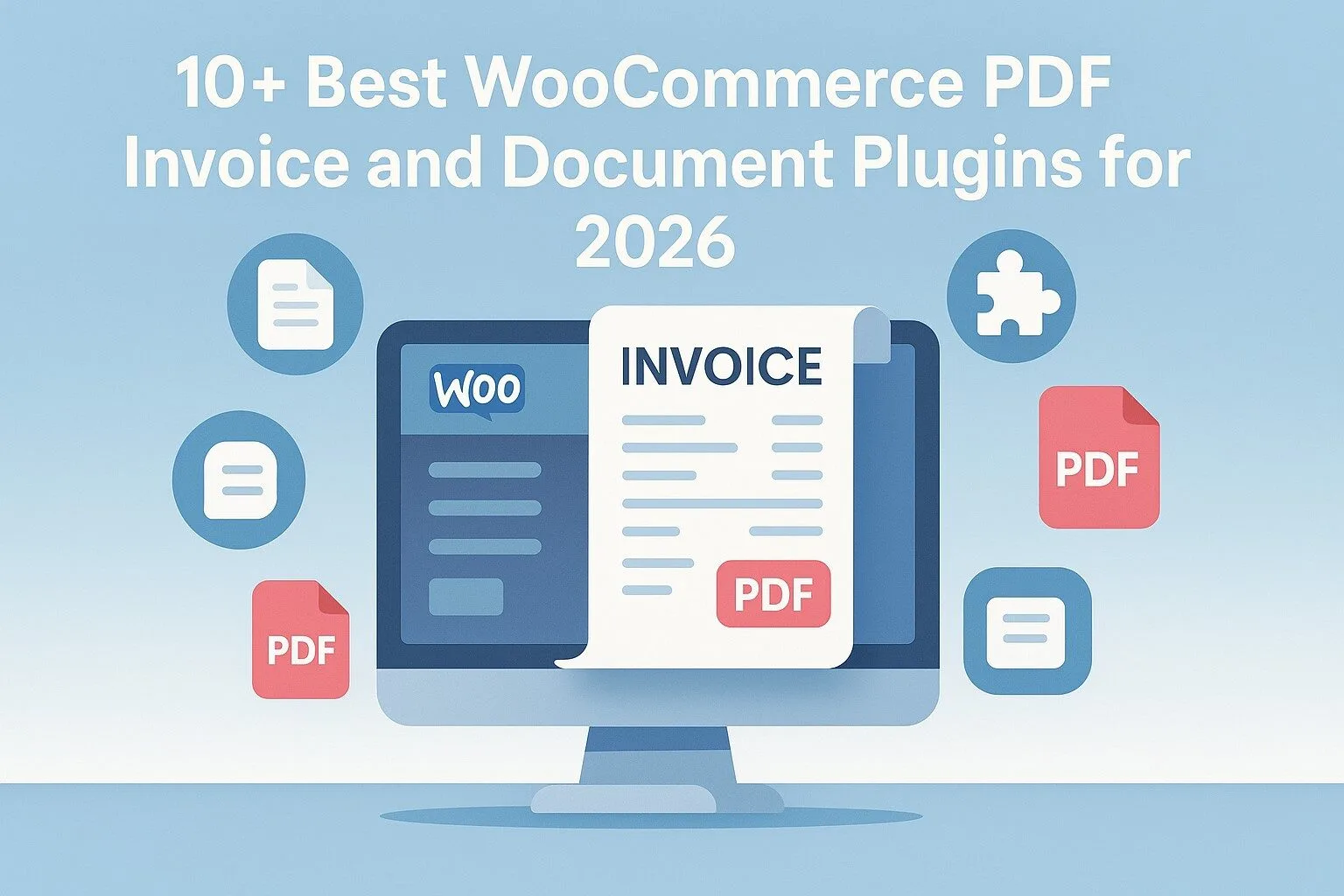 10+ Best WooCommerce PDF Invoice and Document Plugins for 2026